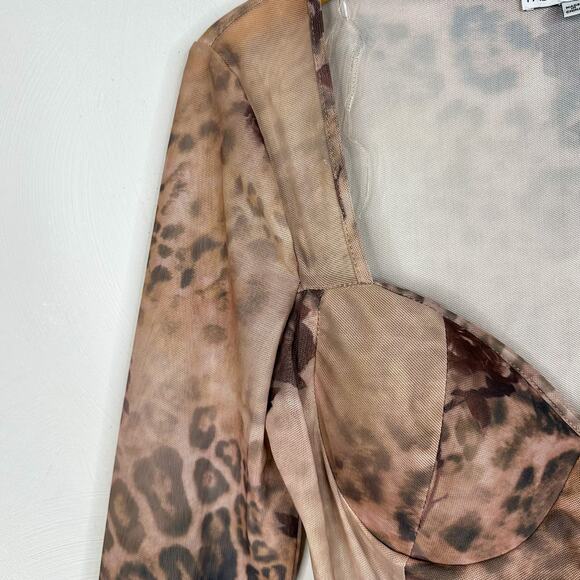 Fashion Nova Wild Feeling Mesh Bodysuit - Picture 6 of 10